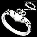 More about Sterling Silver Irish Claddagh Ring: Size 3