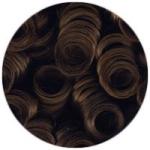 Celtic Creations Bun Wig: Colour 8/30 Dark Brown With Red Tint Highlights