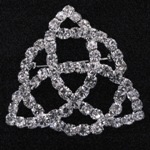 Image Name: ClearTrinityKnotBrooch150.jpg