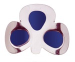 Coloured Shamrock Buckles: Blue